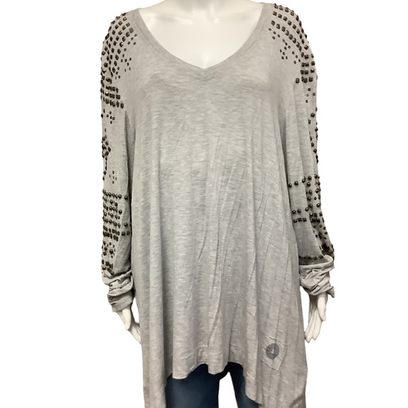 Double D Ranch Long Sleeve Studded Top Size: XL - Picture 1 of 4